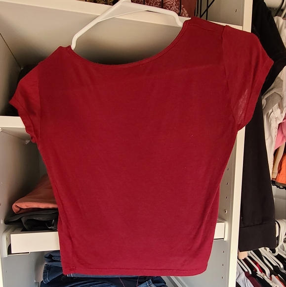 Red Crop Top - Picture 2 of 2